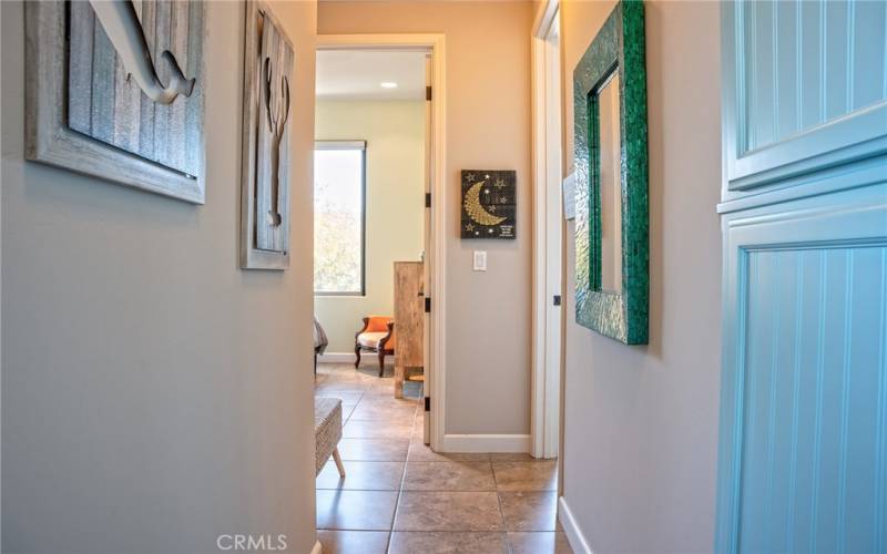 Upstairs hallway to bedrooms