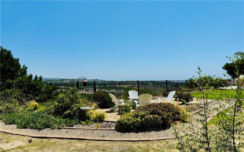 Backyard and View of the Canyon