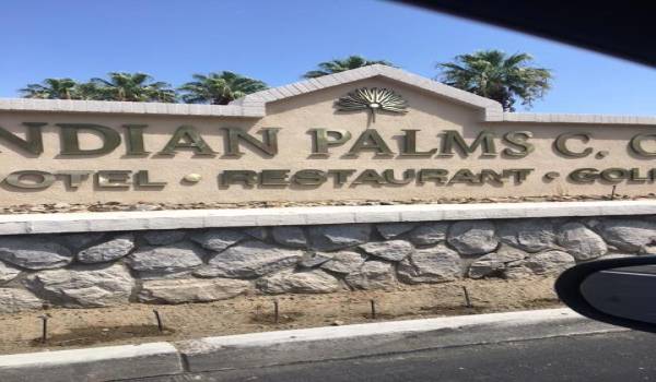 Indian Palm Entrance