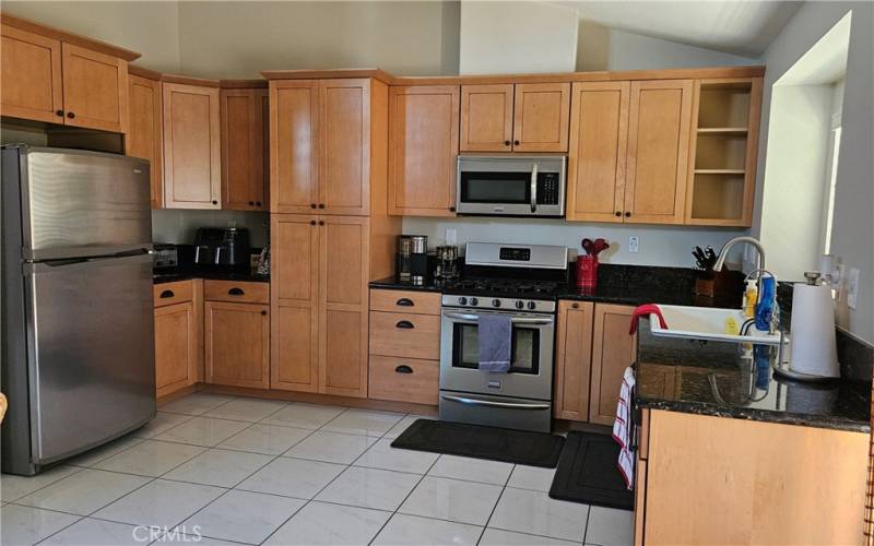 Remodeled kitchen