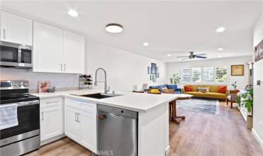 Open Kitchen directly to dining  and living room