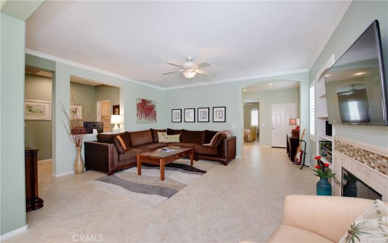 Living/Great room looking towards the front door.