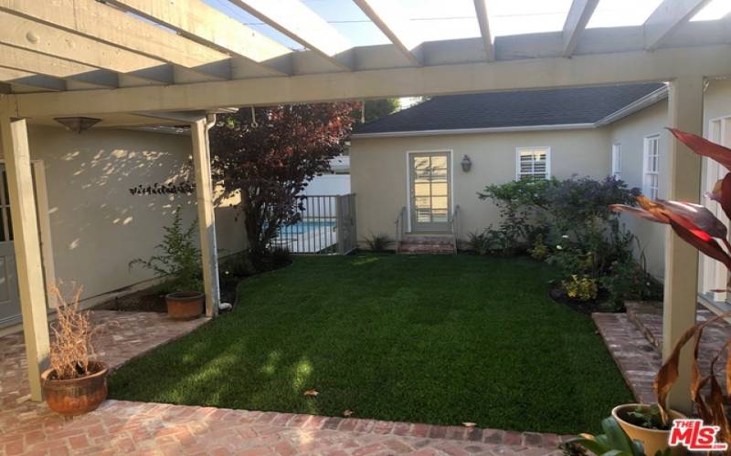 Patio and Center Courtyard