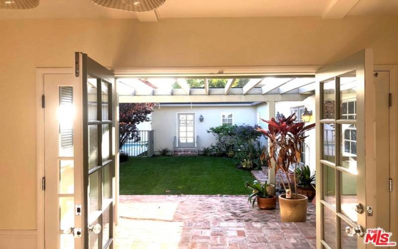 Patio and Center Courtyard