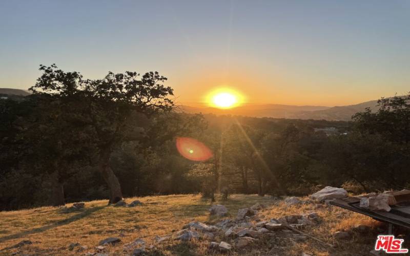 Sunset from the deck