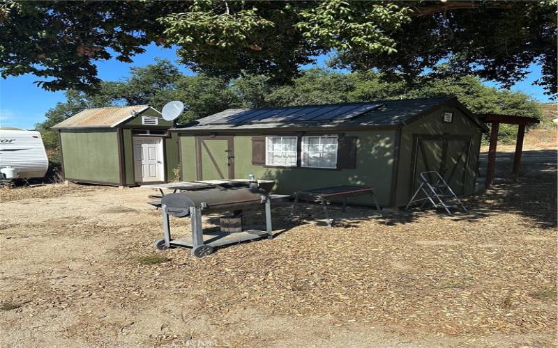 Additional storage buildings.