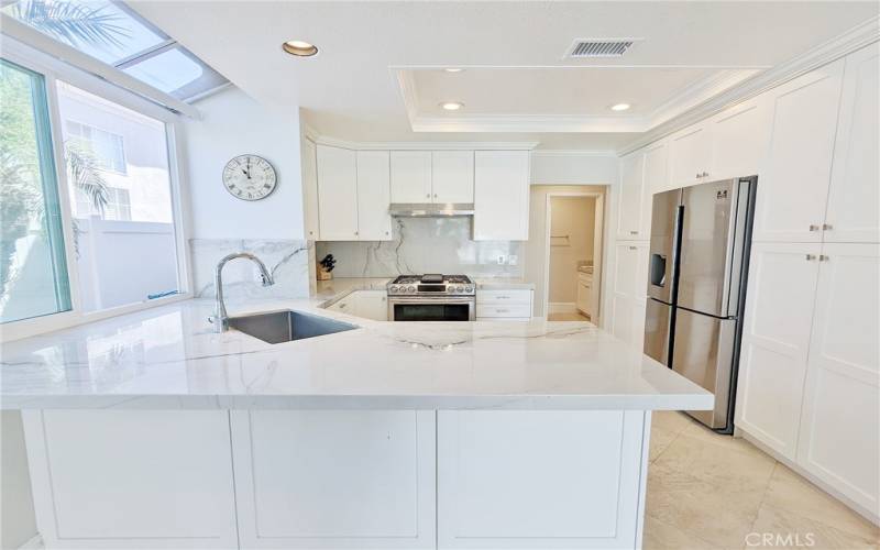 Custom Kitchen with Quartzite Counters