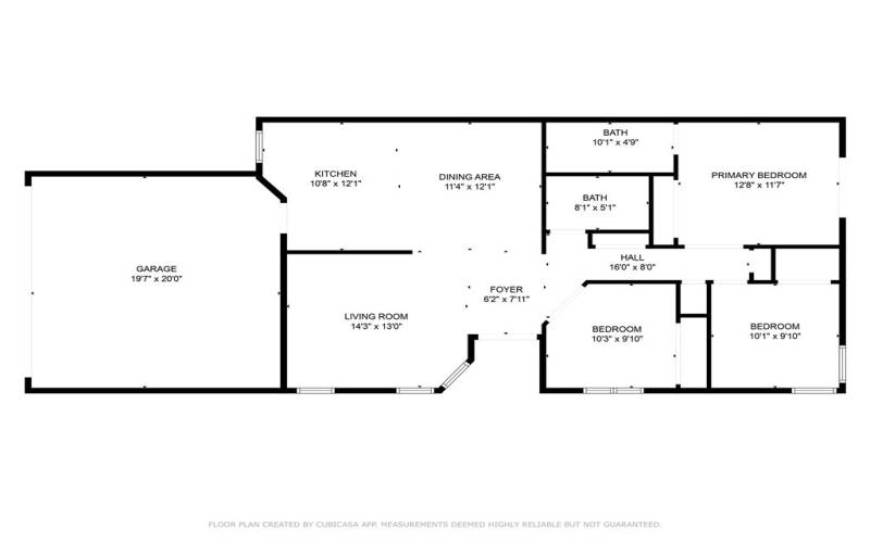 Measurements are approximate provided by CubiCasa