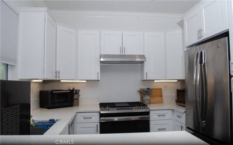 Upgraded kitchen stainless appliances