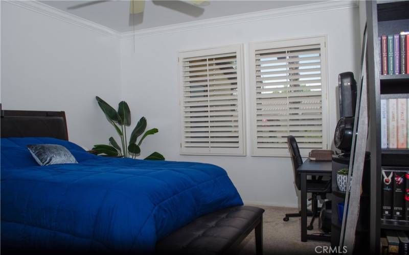 Bedroom 1 / plantation shutters