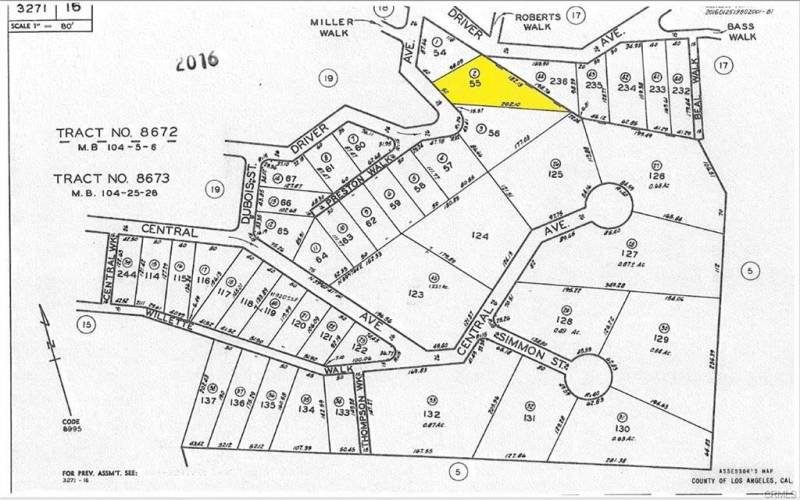 Parcel 002 survey map