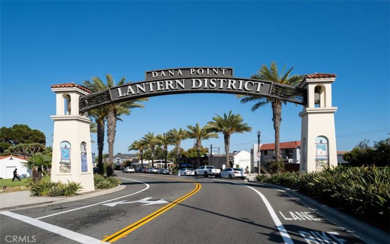 View of downtown Dana Point