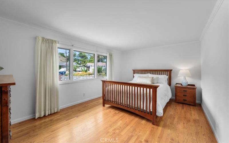 Primary Bedroom #1 facing front of house.