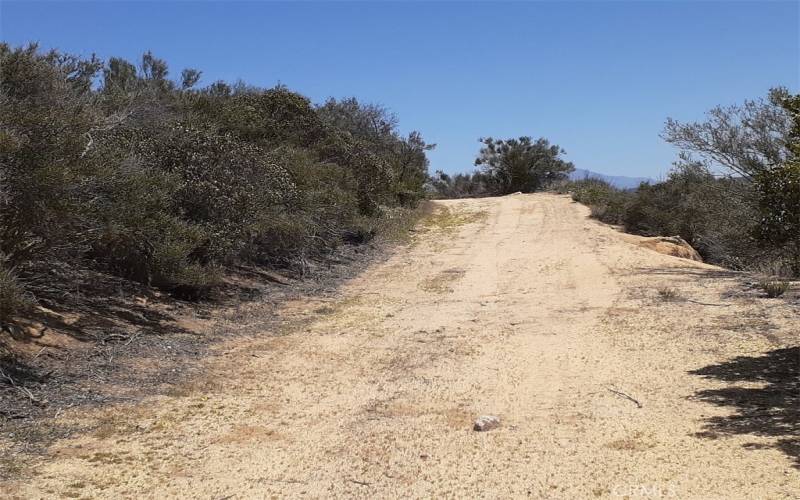 this is easement road up the hill