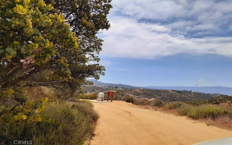 this is easement road up the hill