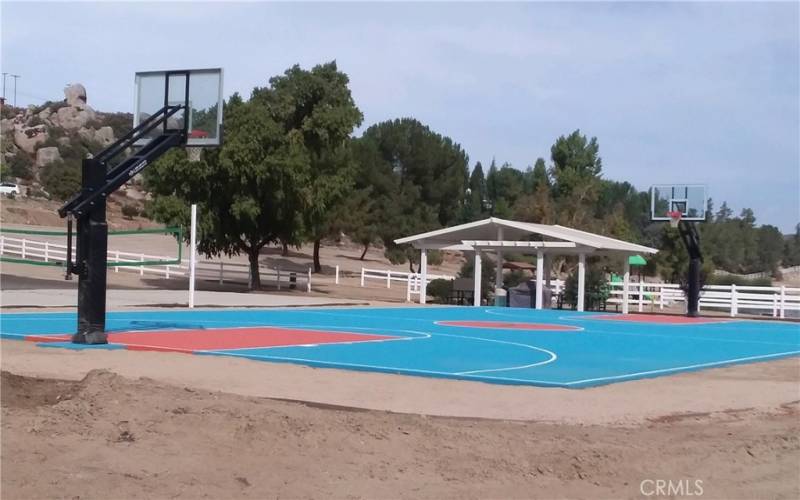 HOA Amenities Volley and Basketball court