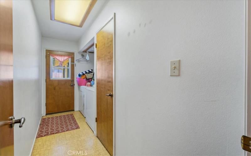 Laundry Room with access to backyard