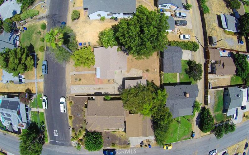 Birdseye view of the property!