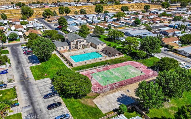 Pool and tennis