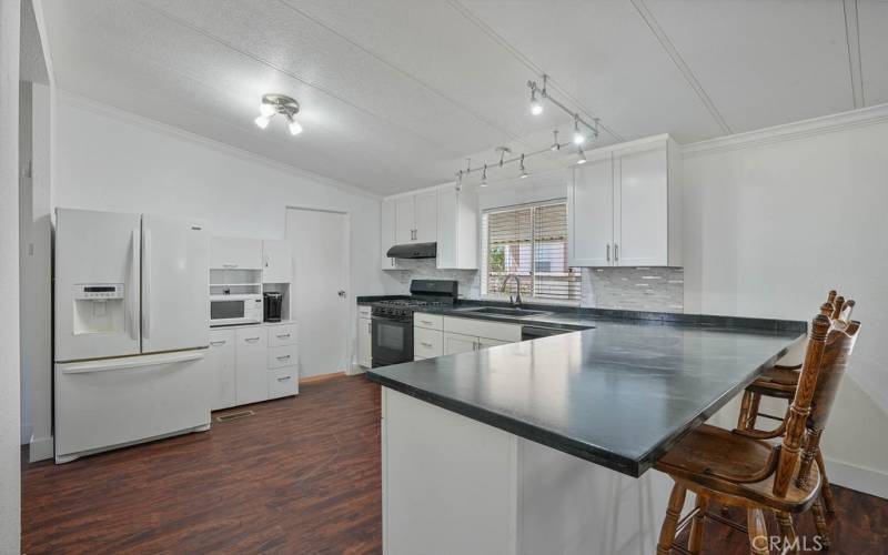 Remodeled kitchen