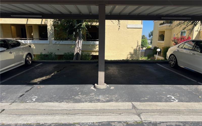 2 side-by-side carports