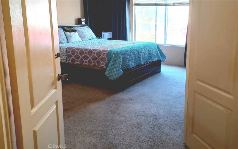 Double french doors at the master bedroom