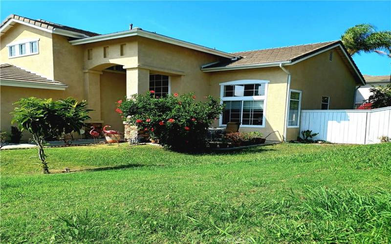 Right view front house