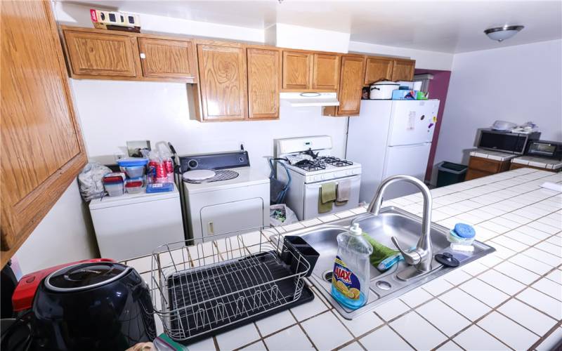 LAUNDRY IN KITCHEN