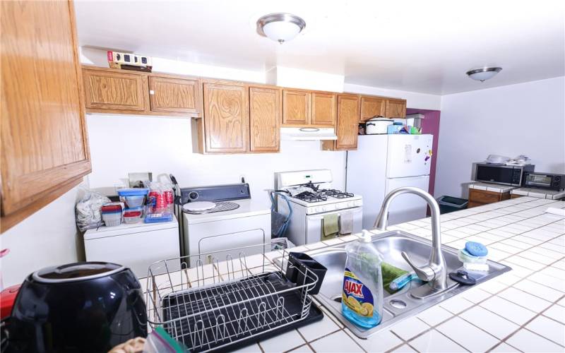 LAUNDRY IN KITCHEN