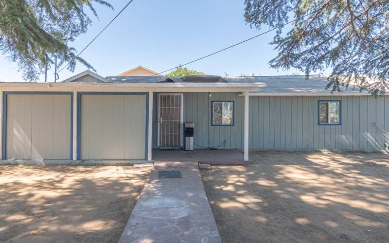 Duplex front unit entrance