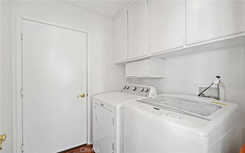 Indoor laundry room.  Washer and dryer are not included  in the sale.