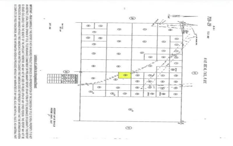 Tax Map - 2.5 Acres Near Chiriaco Summit