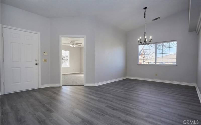 Dining Room/Looking into Bedroom #1