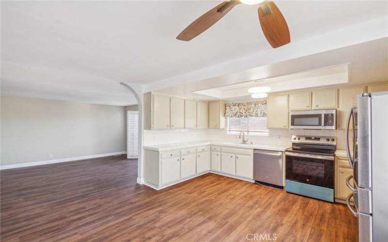 Kitchen and Living Room