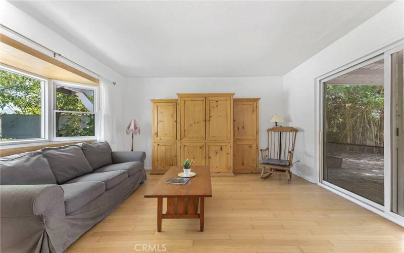 Garden window in living room