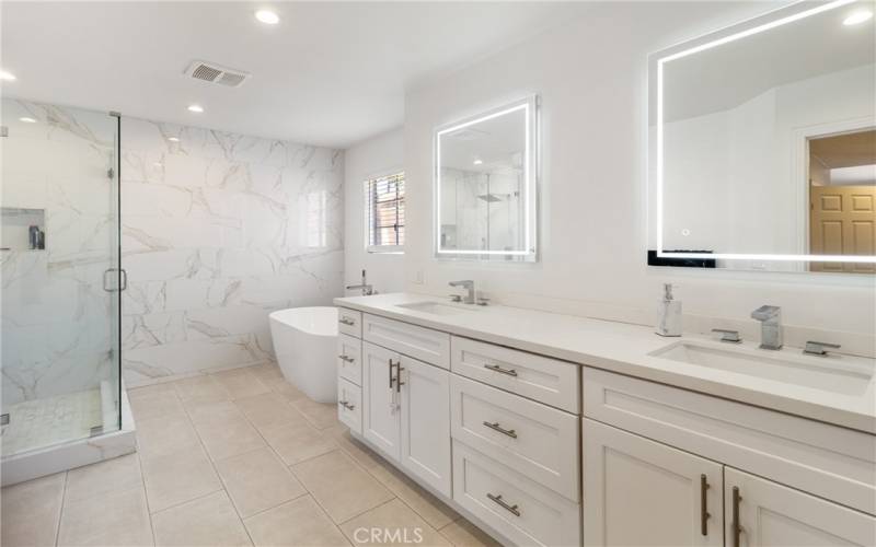 remodeled modern bathroom