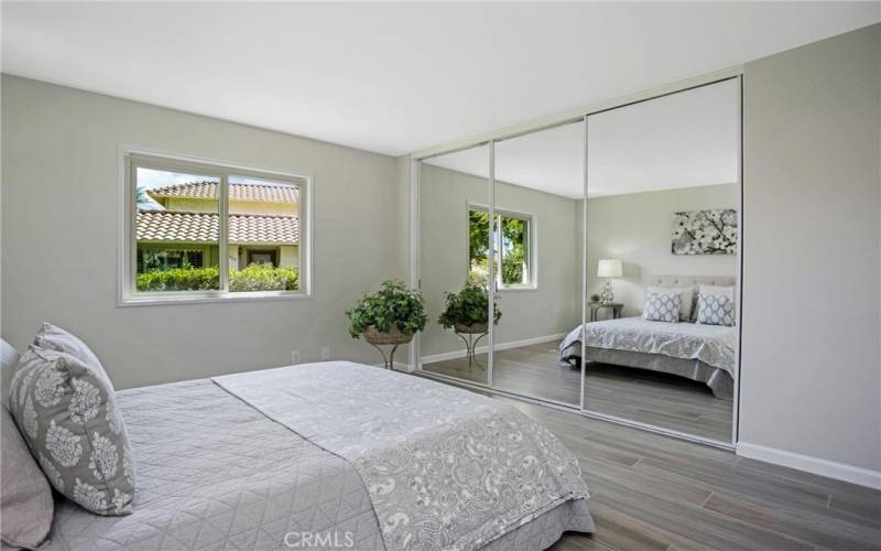 Master Bedroom with staging in 2020