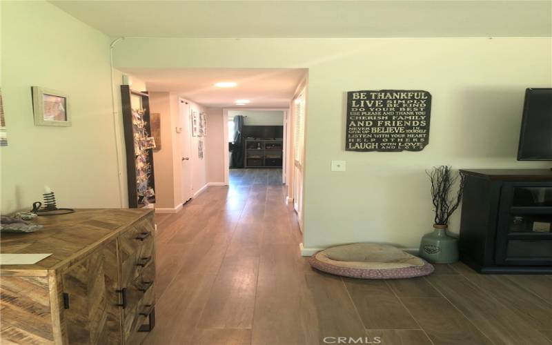 Hallway to the bedrooms