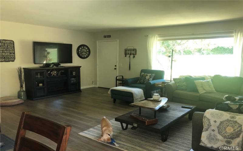 View of Front Door and Living Room