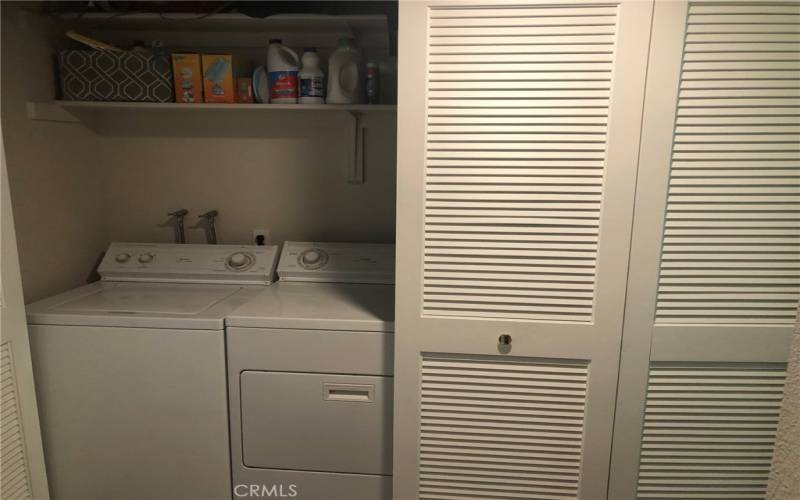 Washer and Dryer Closet