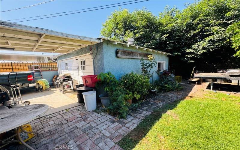 Backyard / Garage