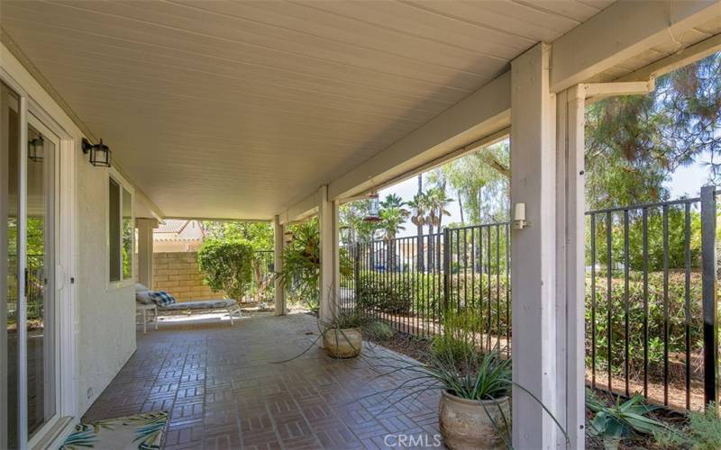 Backyard patio