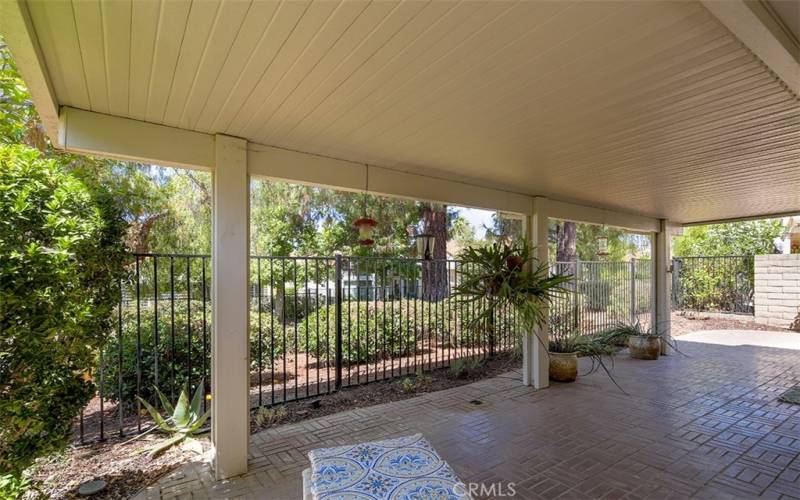 Backyard patio