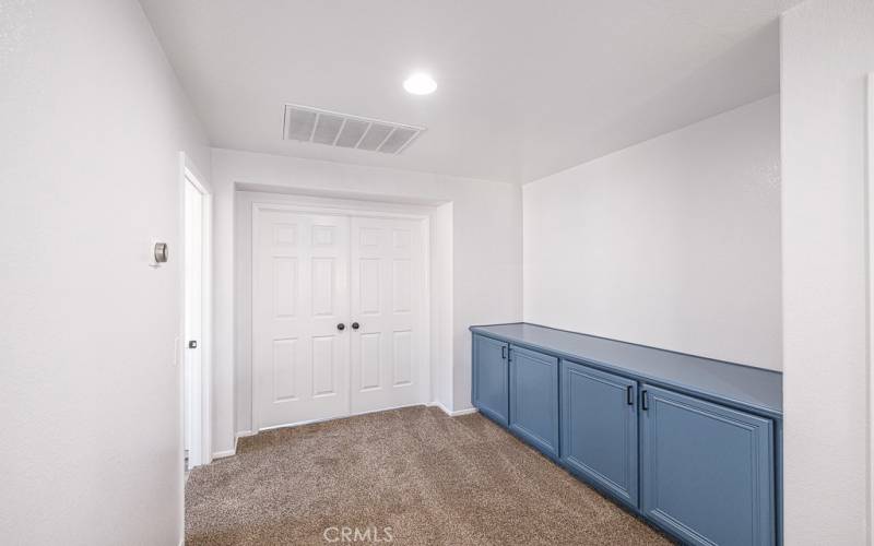 Upstairs hallway facing master bedroom