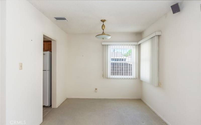 East side of living room off kitchen