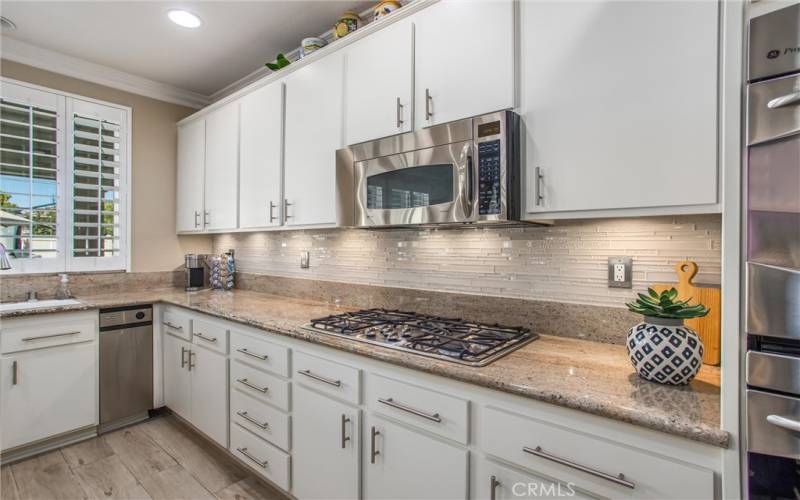 Lots of granite counter space