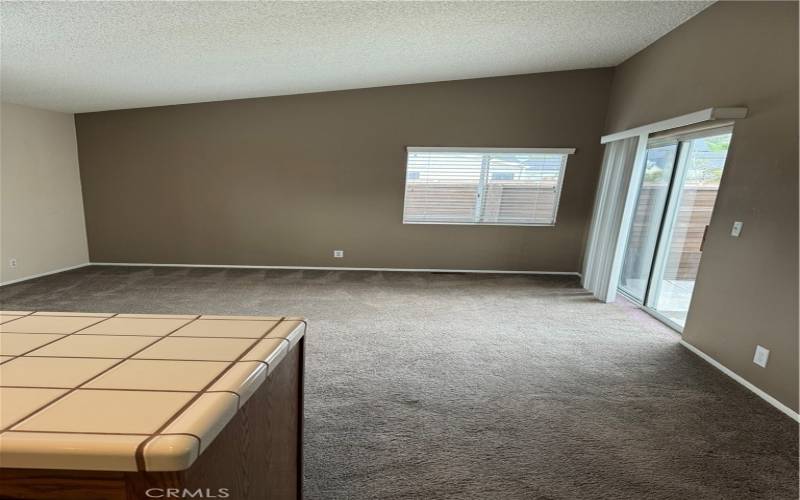 Family Room is open to Kitchen