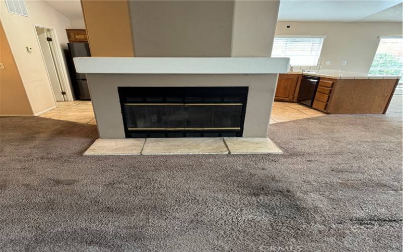 Fireplace in Living Room