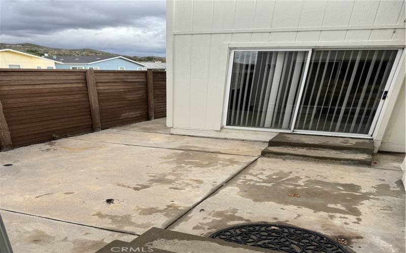 Patio accessed by Family Room and Main Bedroom Suite