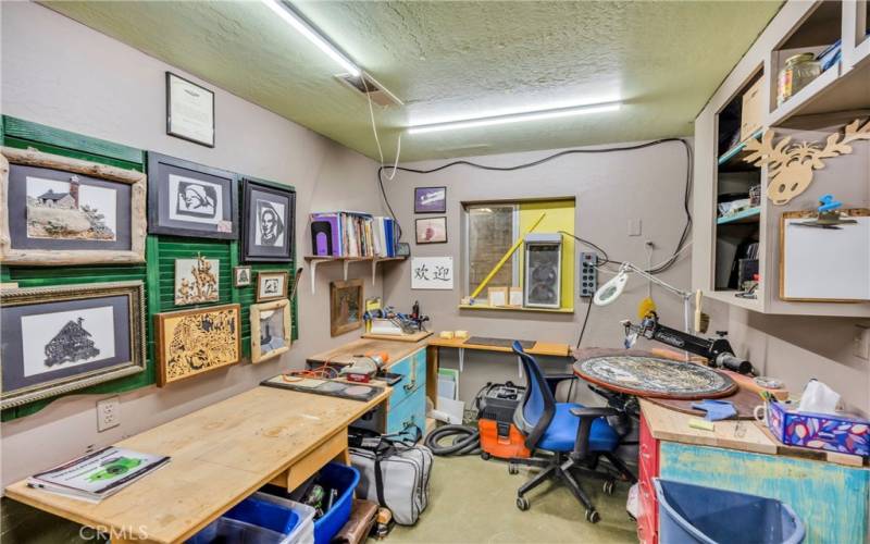 Office area of the workshop